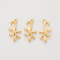 Gold Zinc Alloy Charm Pendant No.432268 for DIY Necklace Bracelet Jewelry Making view 4