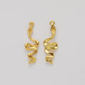 Zinc Alloy Snake Charm Pendant No.148336 for DIY Necklace Bracelet Jewelry Making view 2