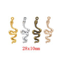 Zinc Alloy Snake Charm Pendant No.148336 for DIY Necklace Bracelet Jewelry Making view 1