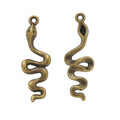Zinc Alloy Snake Charm Pendant No.148336 for DIY Necklace Bracelet Jewelry Making view 5