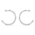 Light Luxury Oversized C Shape Geometric Hoop Earrings European American Statement Studs view 3