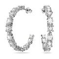 Light Luxury Oversized C Shape Geometric Hoop Earrings European American Statement Studs view 2
