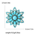 Alloy Vintage Floral Brooch Pin For Clothing And Shawl Fastening view 6