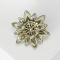 Alloy Vintage Floral Brooch Pin For Clothing And Shawl Fastening view 3