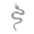 Zinc Alloy Snake Charm Pendant No.811301 for DIY Necklace Bracelet Jewelry Making view 4