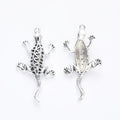 Zinc Alloy Gecko Charm Pendant No.227322 for DIY Necklace Bracelet Jewelry Making view 2