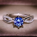 Classic Proposal Ring For Women With Simulated Moissanite, High End Fashion Finger Jewelry view 4