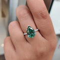 Light Luxury Elegant Teardrop Ring For Women, Exquisite New Index Finger Jewelry view 3