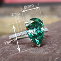 Light Luxury Elegant Teardrop Ring For Women, Exquisite New Index Finger Jewelry view 4