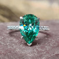 Light Luxury Elegant Teardrop Ring For Women, Exquisite New Index Finger Jewelry view 1