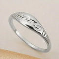 Exquisite Simple Mom Flower Ring Niche Minimalist Jewelry Mother Day Birthday Gift For Women view 2