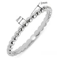 Simple Round Bead Ring For Women Stackable Lucky Bead Plain Band Minimal Index Finger Jewelry view 5