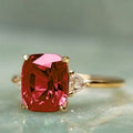 Fashion European American Exaggerated Vintage Princess Engagement Ring For Women view 3