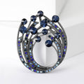 Fashion Alloy Rhinestone Brooch Pin For Suits Sweaters And Coats view 2