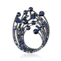 Fashion Alloy Rhinestone Brooch Pin For Suits Sweaters And Coats view 5