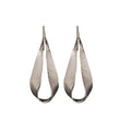 Irregular Twisted Metal Ear Hook Drop Earrings, Geometric Statement Fashion Jewelry view 5