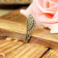 33x12mm Alloy Feather Charm Pendant for DIY Jewelry