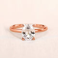 Sparkling Oval Zircon Ring For Women, Luxury Inspired Designer Fashion Jewelry From Direct view 4