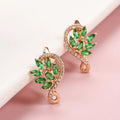 2023 Phoenix Butterfly Feather Flower Earrings For Women High End Fashion Ear Cuff Jewelry view 4