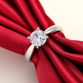 Classic Four Prong Ring For Women, European American Birthday Theme Simple Commuter Finger Ring view 2