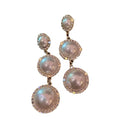 Elegant Long Faux Pearl Drop Earrings For Women, Statement Banquet Gown Dangle Ear Jewelry view 5