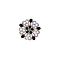 Vintage Luxury Rhinestone Flower Brooch, Exaggerated Hollow Full Crystal Coat Accessory view 5