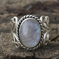 Vintage Fashion Unisex Imitation Moonstone Ring European New Style Jewelry view 2