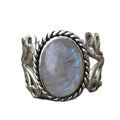 Vintage Fashion Unisex Imitation Moonstone Ring European New Style Jewelry view 5