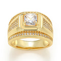 European American Luxury Square Wedding Ring, Fashion Engagement Finger Jewelry For Women view 5
