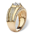 European American Luxury Square Wedding Ring, Fashion Engagement Finger Jewelry For Women view 2