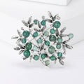 Alloy Pearl Wild Berry Tree Brooch For Garment Decoration view 4