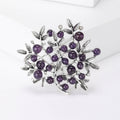 Alloy Pearl Wild Berry Tree Brooch For Garment Decoration view 5