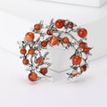 Alloy Pearl Wild Berry Branch Brooch Pin For Fashion Apparel view 4