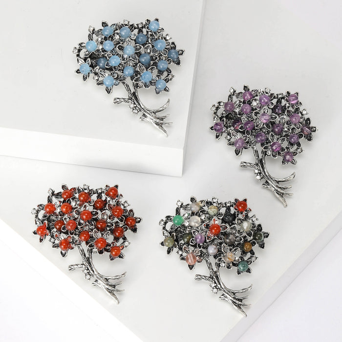 Fashion Alloy Pearl Hydrangea Brooch For Women's Clothing Accessories