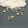 Alloy Peace Dove Charm Pendant 17x10mm for DIY Jewelry