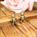 Standing Bear Alloy Charm Pendant 25x15mm