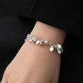 European American Metal Butterfly Bracelet For Women Niche Minimalist Sun Key Adjustable Hand Jewelry view 2