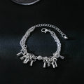 European American Metal Butterfly Bracelet For Women Niche Minimalist Sun Key Adjustable Hand Jewelry view 4