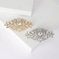 Alloy Crystal Rhinestone Floral Brooch For Versatile Apparel Decoration view 1