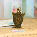 Shield Badge Alloy Charm Pendant 44.5x27.5mm
