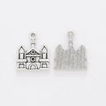 Zinc Alloy Castle Charm Pendant No.276495 for DIY Necklace Bracelet Jewelry Making view 3