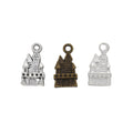 Zinc Alloy Castle Charm Pendant for DIY Necklace Bracelet Jewelry Making view 5