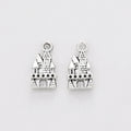 Zinc Alloy Castle Charm Pendant for DIY Necklace Bracelet Jewelry Making view 3