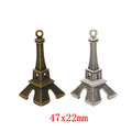 Zinc Alloy Eiffel Tower Charm Pendant No.753209 for DIY Necklace Bracelet Jewelry Making view 1