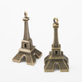 Zinc Alloy Eiffel Tower Charm Pendant No.753209 for DIY Necklace Bracelet Jewelry Making view 3