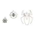 Zinc Alloy Spider Web Charm Pendant for DIY Necklace Bracelet Jewelry Making view 1