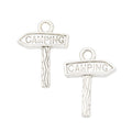 Zinc Alloy Signpost Charm Pendant for DIY Necklace Bracelet Jewelry Making view 2