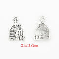 Antique Silver Zinc Alloy Castle Charm Pendant No.978045 for DIY Necklace Bracelet Jewelry Making view 1