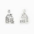 Antique Silver Zinc Alloy Castle Charm Pendant No.978045 for DIY Necklace Bracelet Jewelry Making view 2