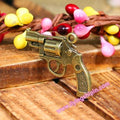 28x24mm Double-Sided Pistol Alloy Charm Pendant